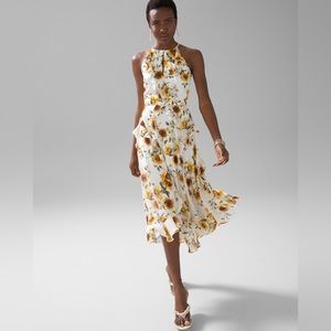 WHITE HOUSE BLACK MARKET Sunflower dress